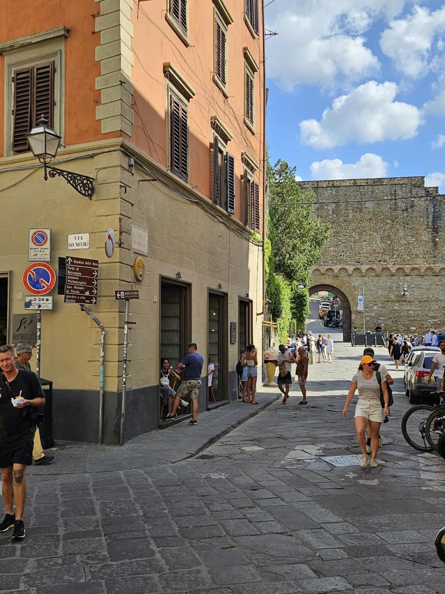 Ferienwohnung Charming House In San Niccolo Florenz Exterior foto